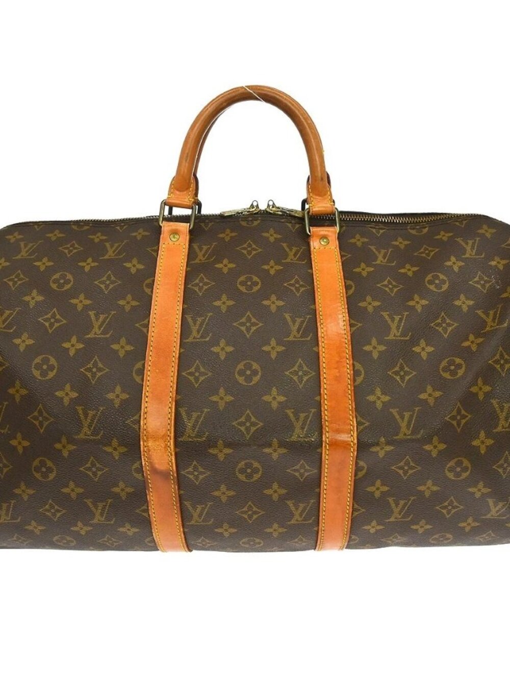 Best05 LOUIS VUITTON KEEPALL 50 BANDOULIERE HANDBAG M41416 VI882 RQ02093